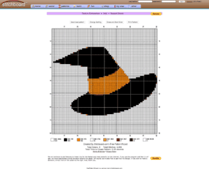 stitchboard witch hat pattern 