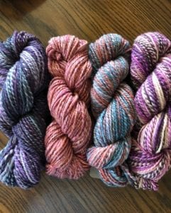 colorful handspun yarn