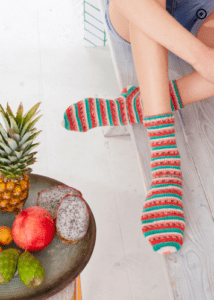 watermelon sock pattern
